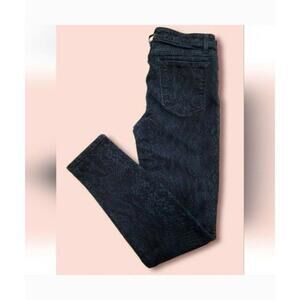 Cookie Johnson Joy Jegging/Jeans Womens Python Snake Print Blue Jeans Size 28